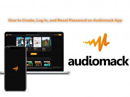 How to Create, Log in, and Reset Password on Audiomack App