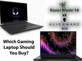 Razer Blade 18 vs Alienware M18 Comparison Razer Blade 18 vs Alienware M18 Comparison