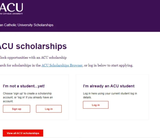 ACU International Student Scholarship 2024: How to Apply