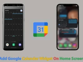 How to Add Google Calendar Widget to Your Home Screen