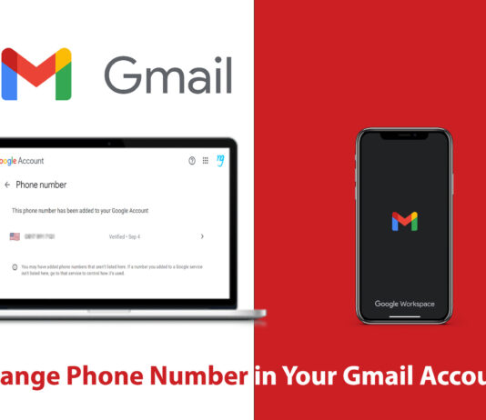 Change Phone Number in Your Gmail Account