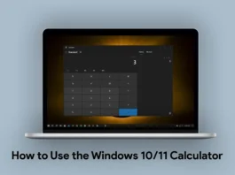 How to Open and Use the Windows 10/11 Calculator