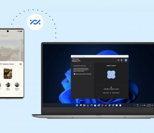 Nearby Share - Share Files Between Android and Windows PC