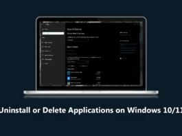 How To Uninstall or Delete Applications on Windows 10/11