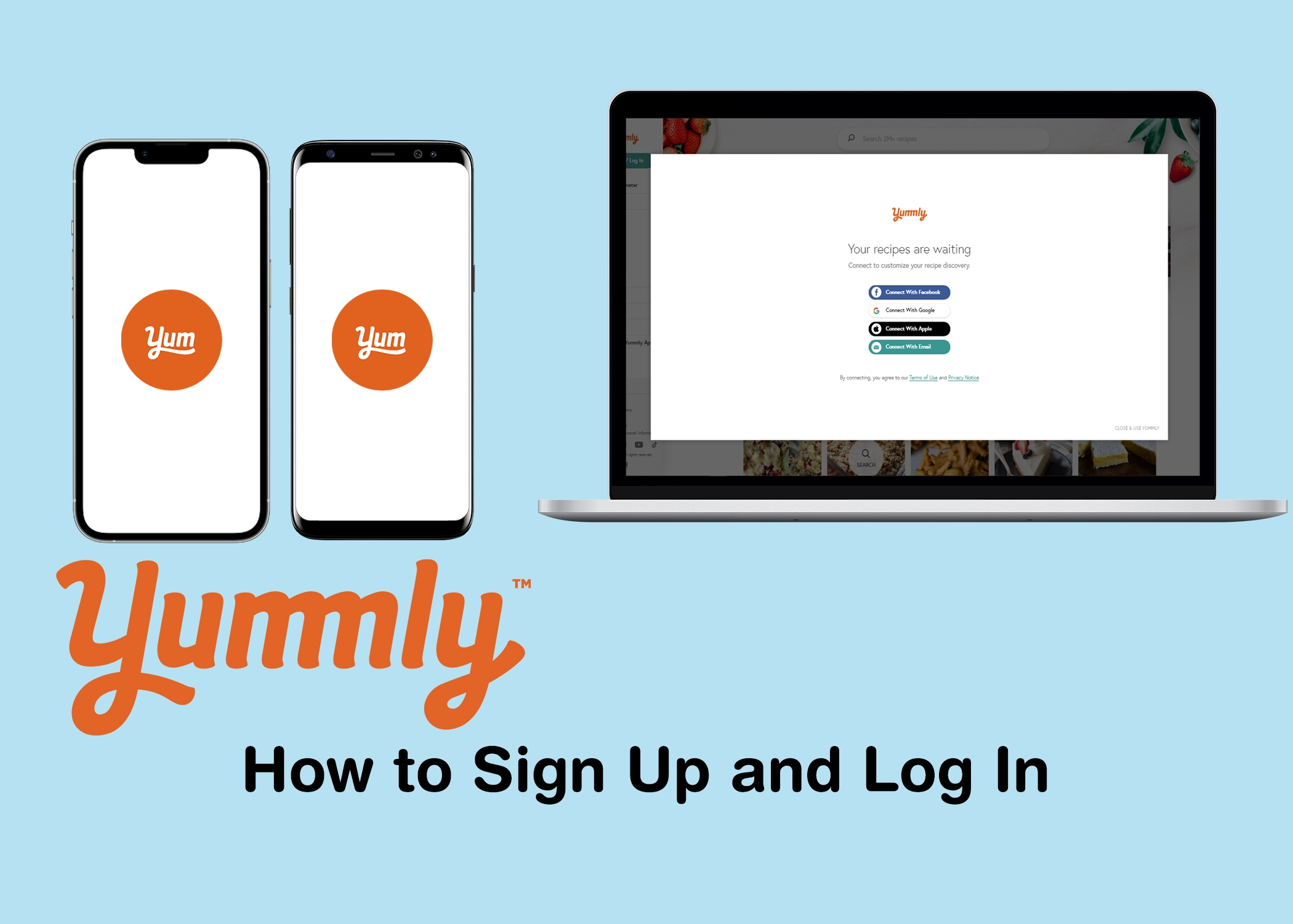 Yummly Recipe App: How to Sign Up and Login to Yummly
