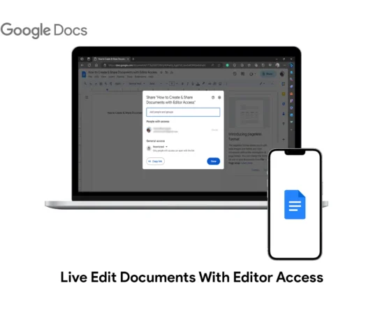 Google Docs: How to Live Edit Documents With Editor Access