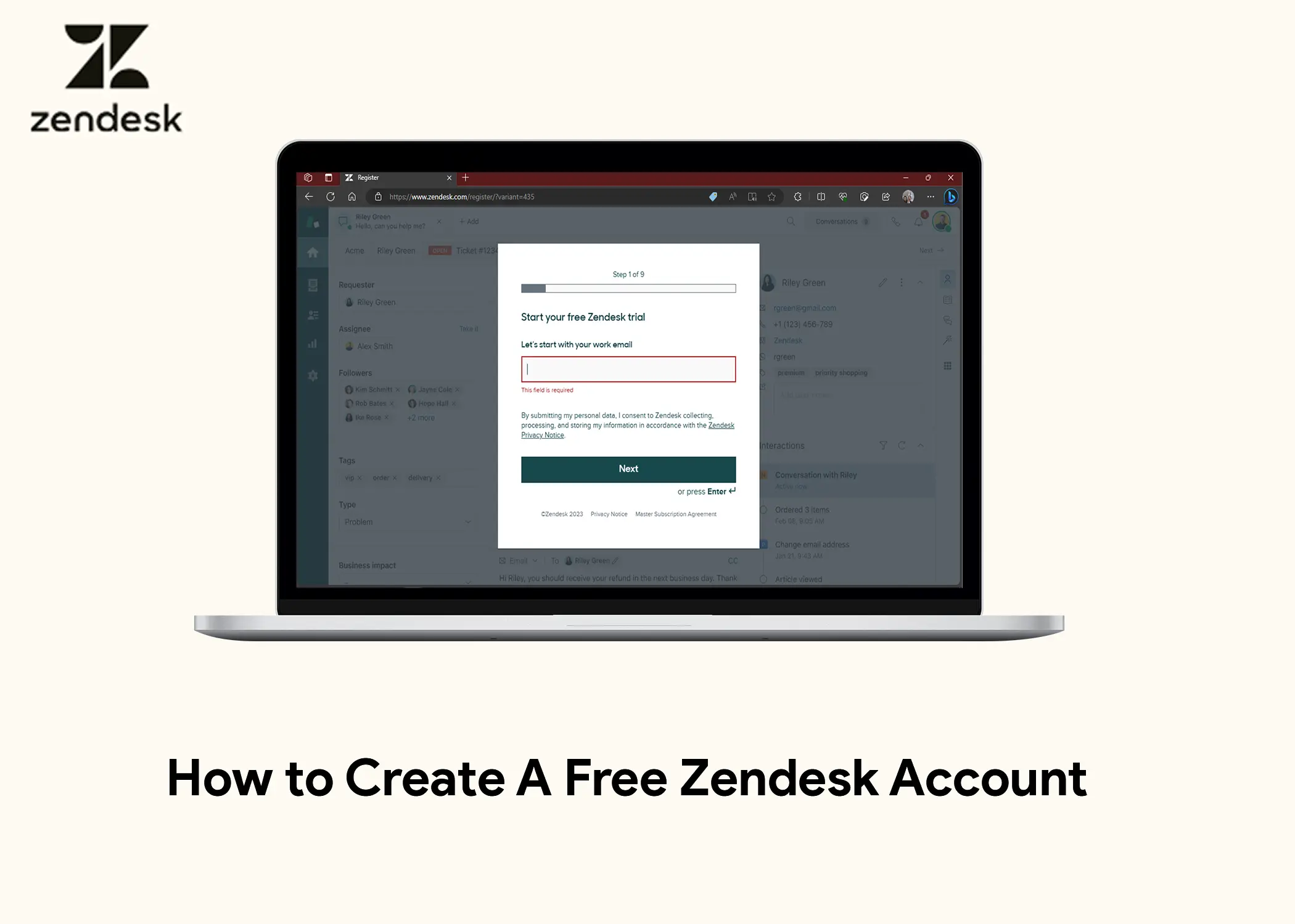 How to Create A Free Zendesk Account