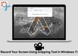 Record Your Screen Using Snipping Tool in Windows 11