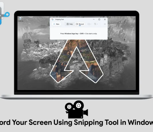 Record Your Screen Using Snipping Tool in Windows 11 Record Your Screen Using Snipping Tool in Windows 11