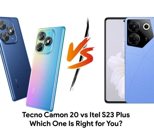 Tecno Camon 20 vs Itel S23 Plus: Which One Is Right for You? Tecno Camon 20 vs Itel S23 Plus: Which One Is Right for You?