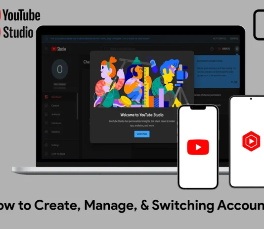 YouTube Brand Account - Create, Manage, and Switching Accounts