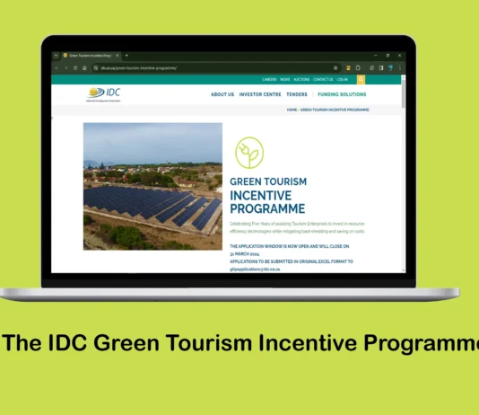 The IDC Green Tourism Incentive Programme (2024)
