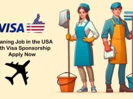 Cleaning Job in the USA With Visa Sponsorship – Apply Now Cleaning Job in the USA With Visa Sponsorship - Apply Now