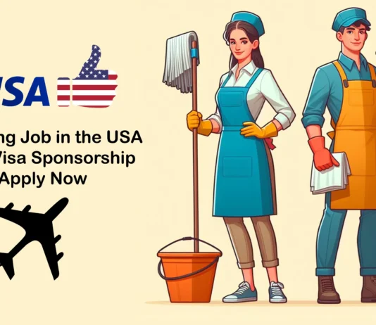 Cleaning Job in the USA With Visa Sponsorship – Apply Now Cleaning Job in the USA With Visa Sponsorship - Apply Now