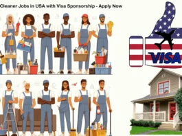 House Cleaner Jobs in USA with Visa Sponsorship - Apply Now