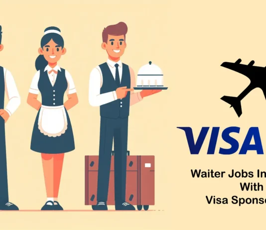 Waiter Jobs In the USA With Visa Sponsorship