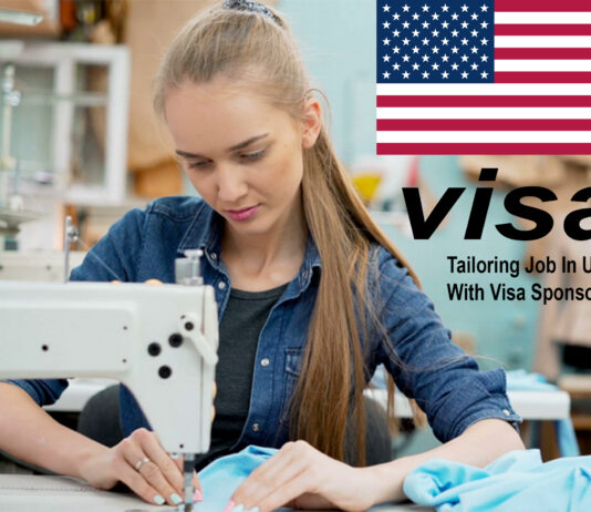 Tailoring Job In USA With Visa Sponsorship