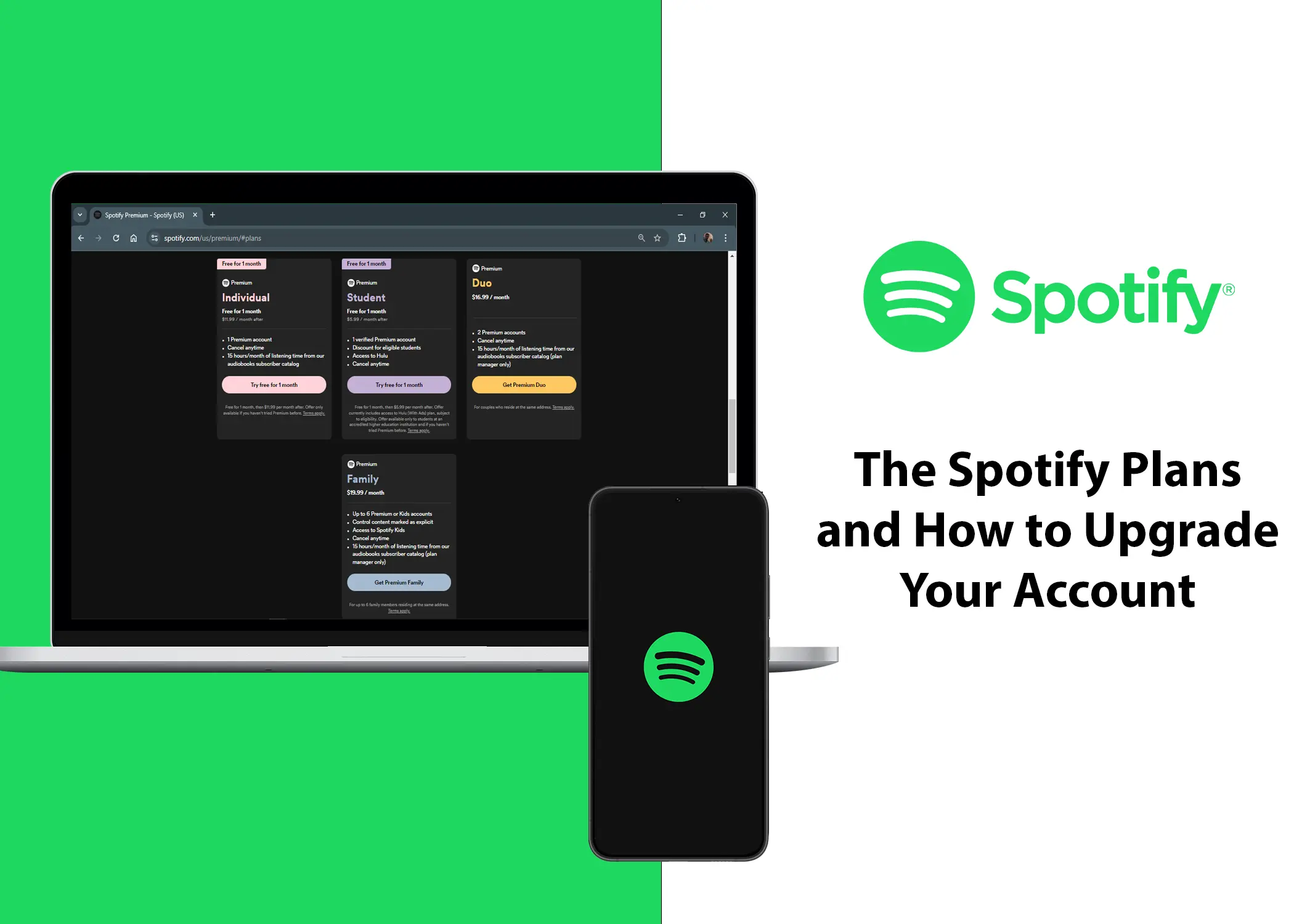 The Spotify Plans and How to Upgrade Your Account